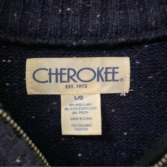 Men’s Cherokee Wool Blend Sweater - Picture 3 of 12